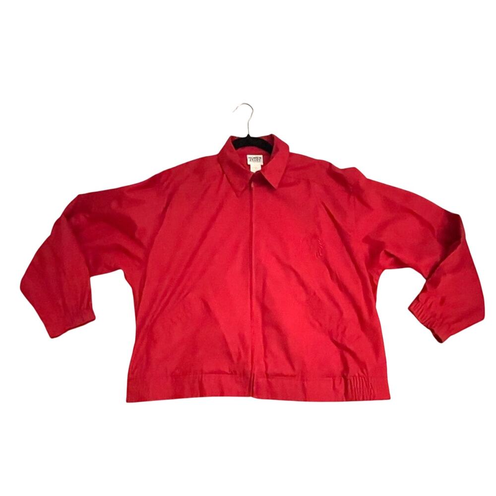 Koret Sport Petites - Red Med P. Jacket - Full Zip - Elastic Waist - 80s/90s-EUC